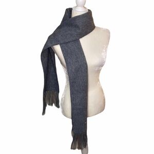 Alpaca Camargo alpaca wool gray scarf